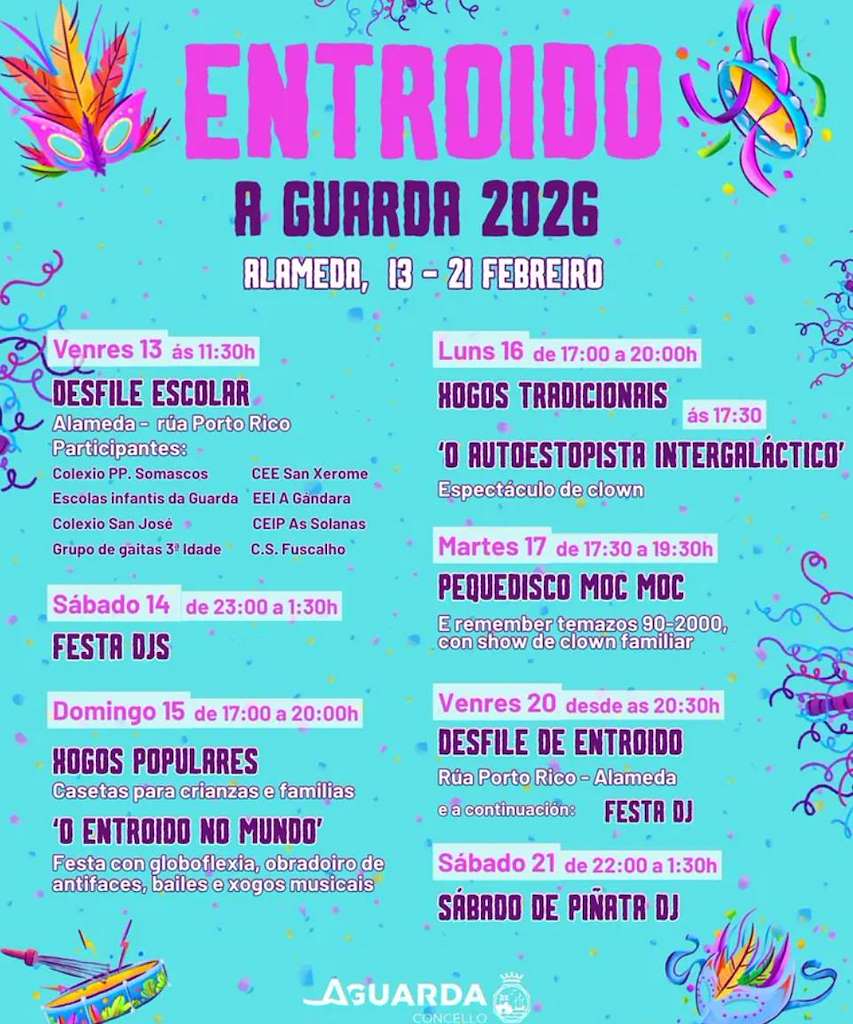 Carnaval (2026) en A Guarda