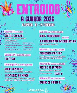 Fechas, información, programa, cartel, imágenes, mapa y ubicación de Carnaval (2026) en A Guarda