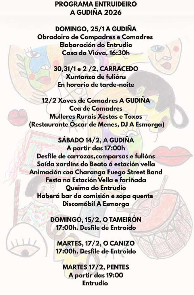 Carnaval (2026) en A Gudiña