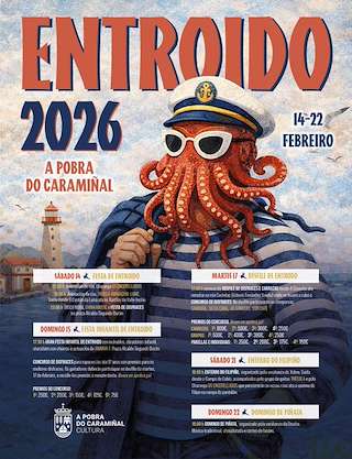 Fechas, información, programa, cartel, imágenes, mapa y ubicación de Carnaval (2026) en A Pobra do Caramiñal