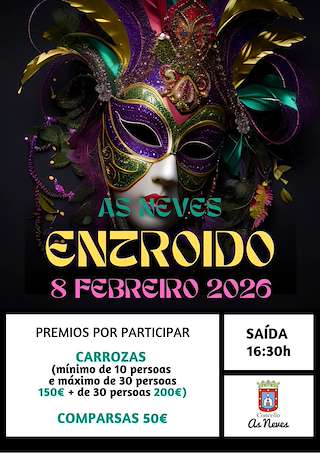 Fechas, información, programa, cartel, imágenes, mapa y ubicación de Carnaval (2026)  en  As Neves