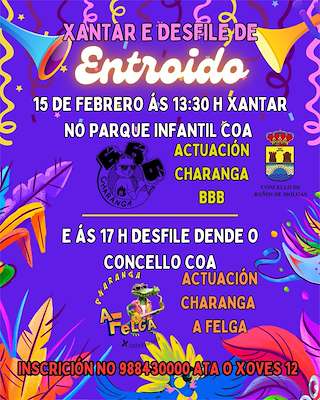 Fechas, información, programa, cartel, imágenes, mapa y ubicación de Carnaval (2026) en Baños de Molgas