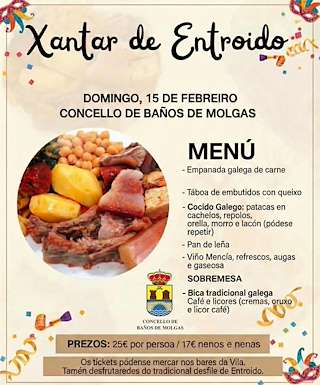 Fechas, información, programa, cartel, imágenes, mapa y ubicación de Carnaval (2026)  en  Baños de Molgas