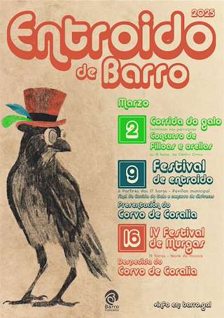 Fechas, información, programa, cartel, imágenes, mapa y ubicación de Carnaval  en  Barro