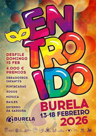 Fechas, información, programa, cartel, imágenes, mapa y ubicación de Carnaval (2026) en Burela