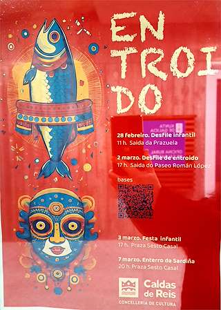 Fechas, información, programa, cartel, imágenes, mapa y ubicación de Carnaval  en  Caldas de Reis