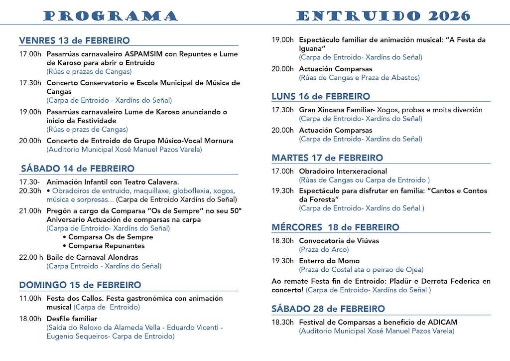 Carnaval en Cangas de Morrazo