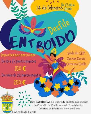 Fechas, información, programa, cartel, imágenes, mapa y ubicación de Carnaval (2026)  en  Cenlle