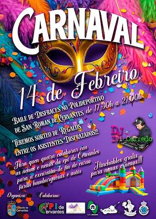 Fechas, información, programa, cartel, imágenes, mapa y ubicación de Carnaval (2026)  en  Cervantes