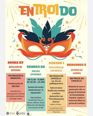 Fechas, información, programa, cartel, imágenes, mapa y ubicación de Carnaval  en  Corcubión