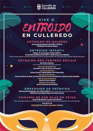 Fechas, información, programa, cartel, imágenes, mapa y ubicación de Carnaval (2026) en Culleredo