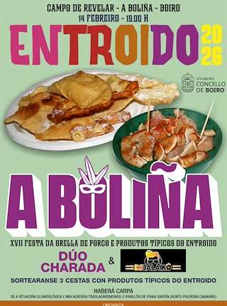 Fechas, información, programa, cartel, imágenes, mapa y ubicación de Carnaval de A Boliña (2026) en Boiro