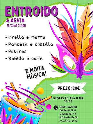 Fechas, información, programa, cartel, imágenes, mapa y ubicación de Carnaval de A Xesta  (2026)  en  Lalín