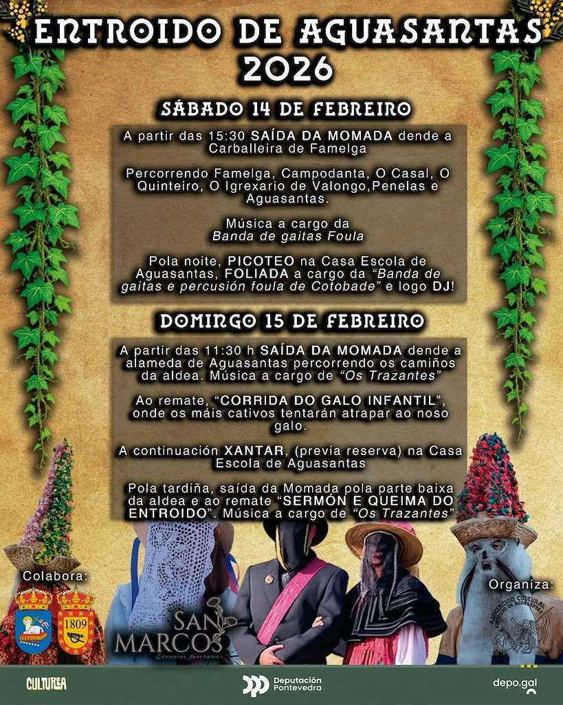 Carnaval de Aguasantas  en Cerdedo Cotobade