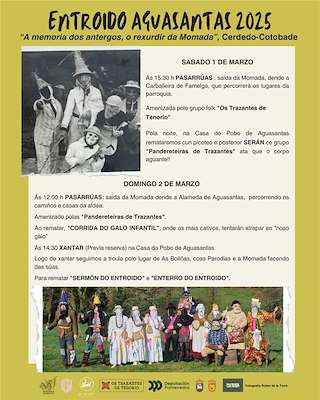 Fechas, información, programa, cartel, imágenes, mapa y ubicación de Carnaval de Aguasantas   en  Cerdedo-Cotobade