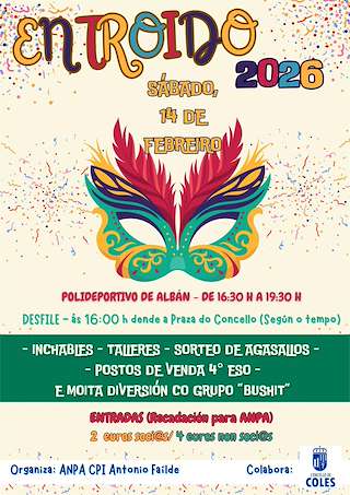 Fechas, información, programa, cartel, imágenes, mapa y ubicación de Carnaval de Albán (2026) en Coles