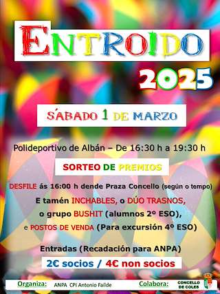 Fechas, información, programa, cartel, imágenes, mapa y ubicación de Carnaval de Albán  en  Coles