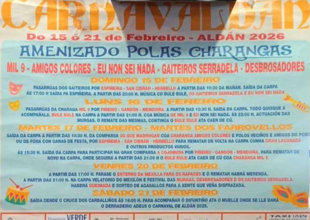 Carnaval de Aldán en Cangas de Morrazo