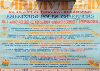 Fechas, información, programa, cartel, imágenes, mapa y ubicación de Carnaval de Aldán (2026) en Cangas