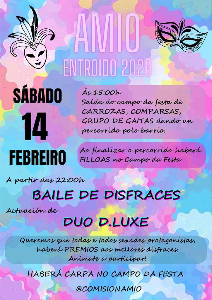 Carnaval de Amio  en Santiago de Compostela