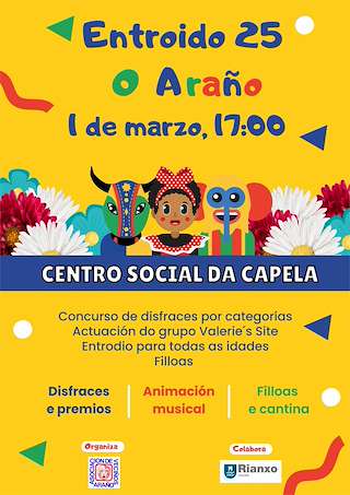 Fechas, información, programa, cartel, imágenes, mapa y ubicación de Carnaval de Araño  en  Rianxo