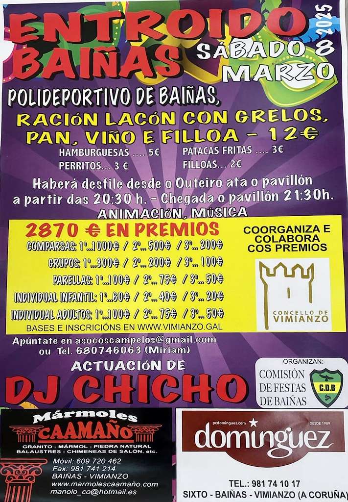 Carnaval de Baíñas en Vimianzo