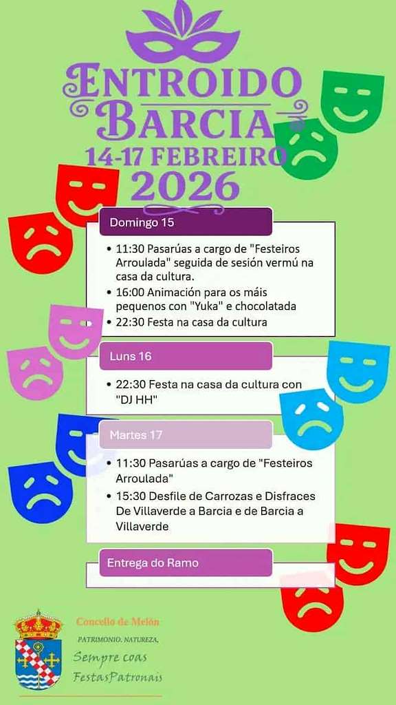 Carnaval de Barcia en Melón
