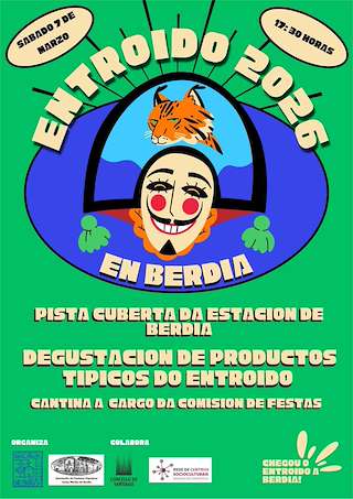 Fechas, información, programa, cartel, imágenes, mapa y ubicación de Carnaval de Berdia (2026)  en  Santiago de Compostela