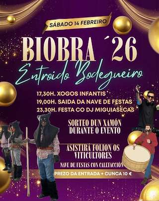 Fechas, información, programa, cartel, imágenes, mapa y ubicación de Carnaval de Biobra (2026) en Rubiá