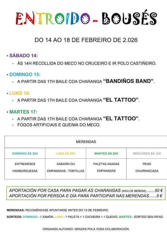 Carnaval de Bousés en Oímbra