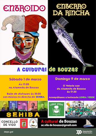 Fechas, información, programa, cartel, imágenes, mapa y ubicación de Carnaval de Bouzas  en  Vigo