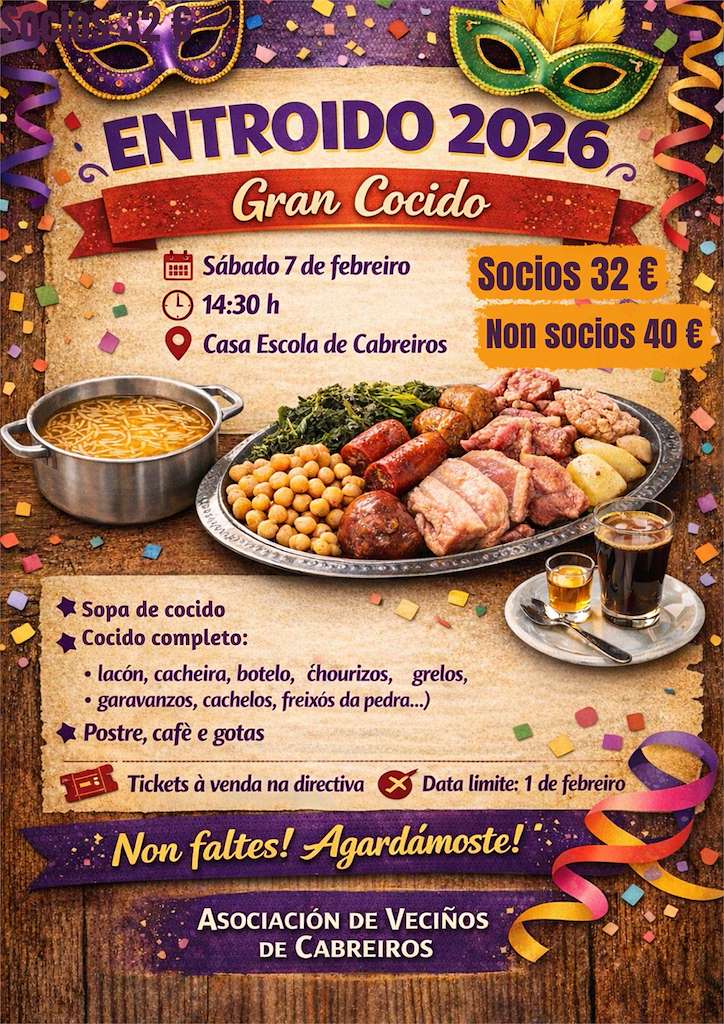 Carnaval de Cabreiros en Xermade