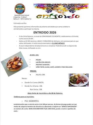 Fechas, información, programa, cartel, imágenes, mapa y ubicación de Carnaval de Caldelas (2026) en Tui