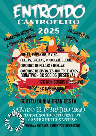 Fechas, información, programa, cartel, imágenes, mapa y ubicación de Carnaval de Castrofeito   en  O Pino