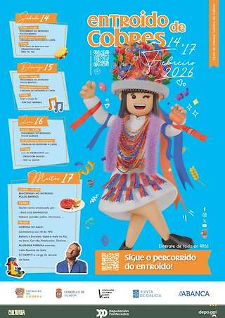 Fechas, información, programa, cartel, imágenes, mapa y ubicación de Carnaval de Cobres (2026) en Vilaboa