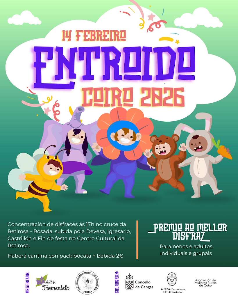Carnaval de Coiro (2026) en Cangas