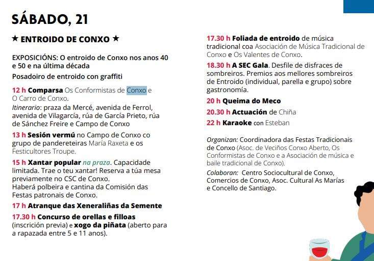 Carnaval de Conxo  en Santiago de Compostela