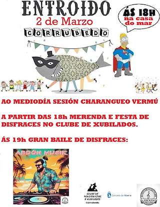 Fechas, información, programa, cartel, imágenes, mapa y ubicación de Carnaval de Corrubedo  en  Ribeira