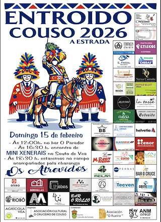 Fechas, información, programa, cartel, imágenes, mapa y ubicación de Carnaval de Couso (2026) en A Estrada