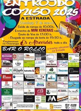 Fechas, información, programa, cartel, imágenes, mapa y ubicación de Carnaval de Couso  en  A Estrada