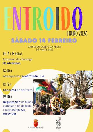 Fechas, información, programa, cartel, imágenes, mapa y ubicación de Carnaval de Fonte Díaz (2026)  en  Touro