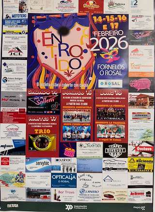 Fechas, información, programa, cartel, imágenes, mapa y ubicación de Carnaval de Fornelos (2026)  en  O Rosal