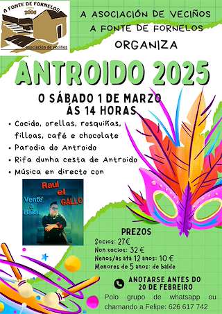 Fechas, información, programa, cartel, imágenes, mapa y ubicación de Carnaval de Fornelos  en  Zas