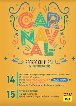 Fechas, información, programa, cartel, imágenes, mapa y ubicación de Carnaval de la RC A Estrada  (2026)
