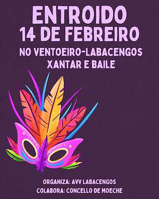 Fechas, información, programa, cartel, imágenes, mapa y ubicación de Carnaval de Labacengos  (2026) en Moeche