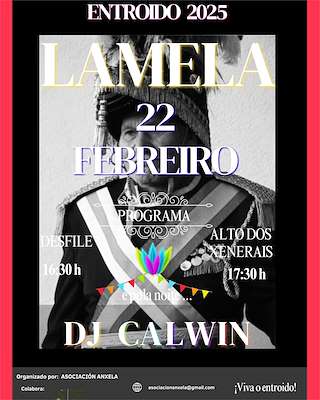 Fechas, información, programa, cartel, imágenes, mapa y ubicación de Carnaval de Lamela  en  Silleda