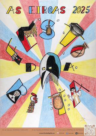 Fechas, información, programa, cartel, imágenes, mapa y ubicación de Carnaval de las Eiroás - Fiesta de la Pita   en  Ourense