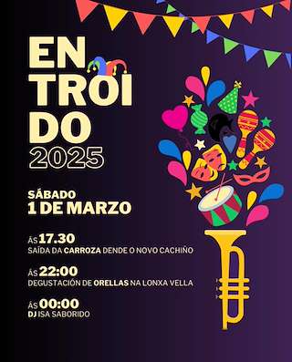 Fechas, información, programa, cartel, imágenes, mapa y ubicación de Carnaval de Lira  en  Carnota