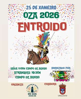 Fechas, información, programa, cartel, imágenes, mapa y ubicación de Carnaval de Oza (2026)  en  Teo