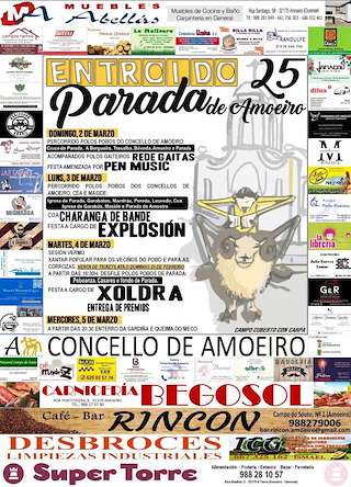 Fechas, información, programa, cartel, imágenes, mapa y ubicación de Carnaval de Parada  en  Amoeiro